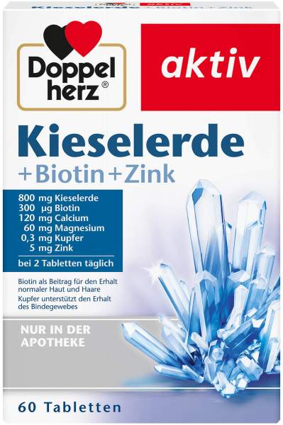 Doppelherz Aktiv Kieselerde Biotin Zink 60 Tabletten