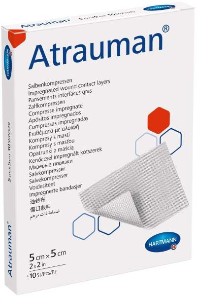 Atrauman 5 X 5 cm Steril Kompressen 10 Kompressen