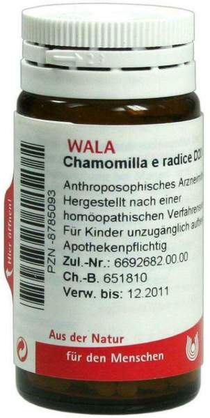 Wala Chamomilla E Radice D20 20 G Globuli