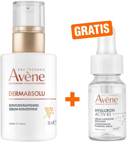 Avene Dermabsolu konturstraffendes Serum-Konzentrat 30 ml + gratis Avene Hyaluron Activ B3 10 ml
