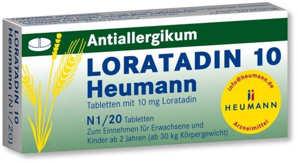 Loratadin 10 mg Heumann 20 Tabletten