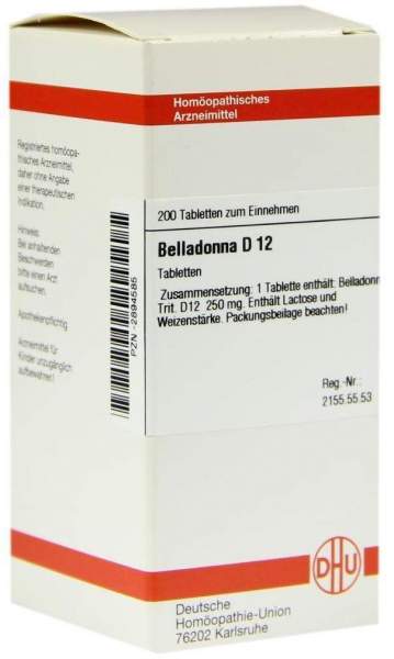 Belladonna D 12 200 Tabletten