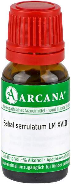 Sabal Serrulatum Lm 18 Dilution 10 ml