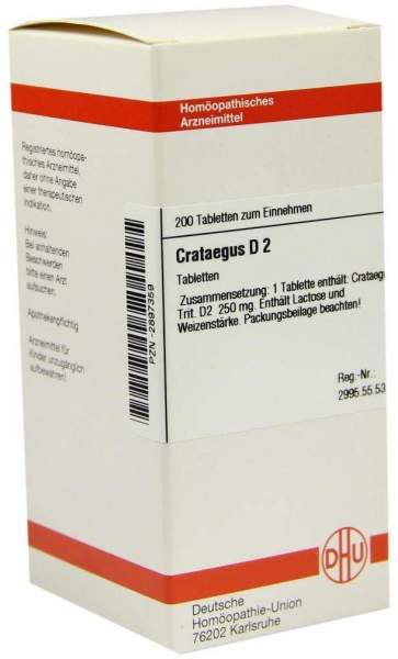 Crataegus D 2 200 Tabletten