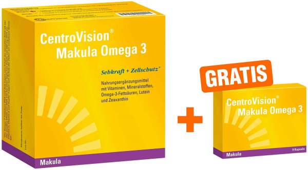 Centrovision Makula Omega 3 90 Kapseln + gratis 9 Kapseln