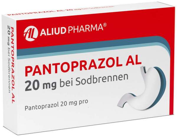 Pantoprazol Al 20 mg bei Sodbrennen 14 magensaftresistente Tabletten
