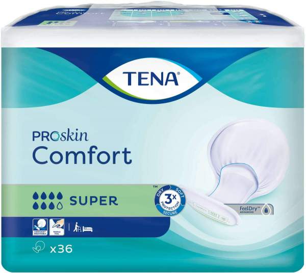 Tena Comfort Super Vorlagen 36 Stück