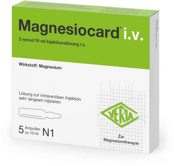Magnesiocard I.V. Injektionslösung 5 X 10 ml