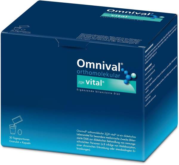 Omnival Orthomolekular 2oh Vital 30 Granulat und Kapseln