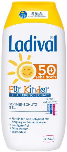 Ladival Sonnenschutz Gel bei Allergischer Haut für Kinder LSF 50+ 200 ml