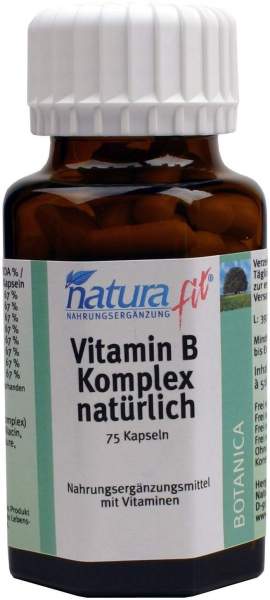 Naturafit Vitamin B Komplex Natürlich 75 Kapseln