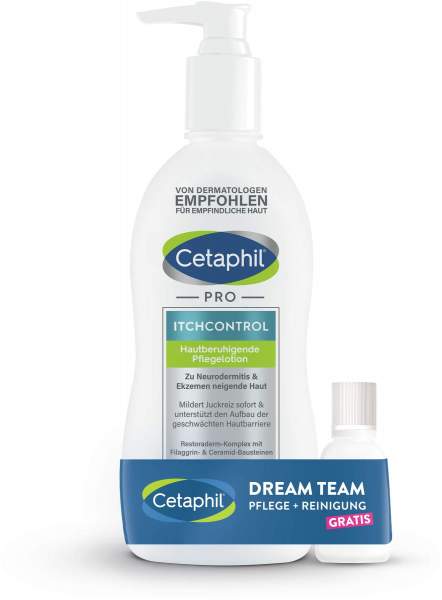Cetaphil Pro Itch Control Pflegelotion 295 ml + gratis Waschlotion 29 ml
