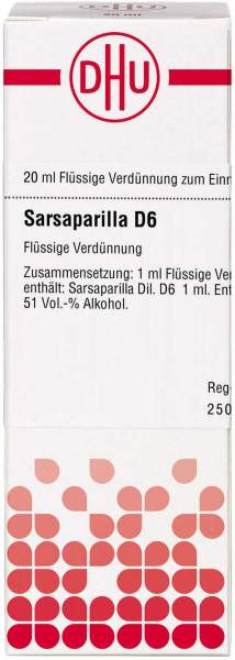 Dhu Sarsaparilla D6 20 ml Dilution