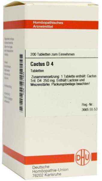 Cactus D 4 Tabletten