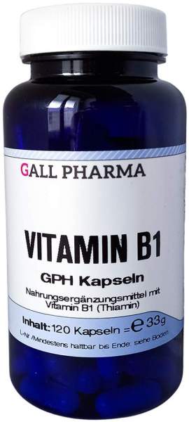 Vitamin B1 Gph 1,4 mg Kapseln