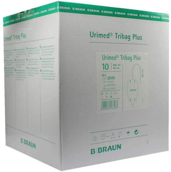 Urimed Tribag Plus Urin Bein Beutel800ml 60cm Unst