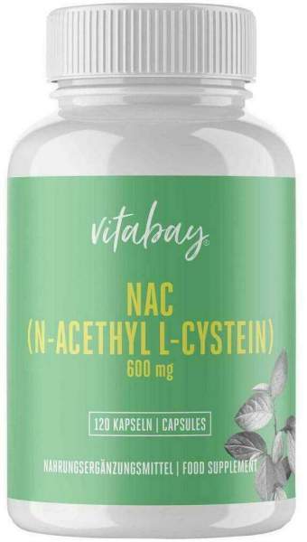 Nac 600 mg N-Acetyl L-Cystein Vegan Kapseln