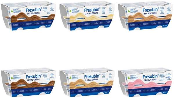 Fresubin 2 Kcal Creme Mischkarton 24 X 125 Gramm im Becher