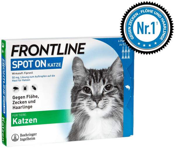 Frontline Spot on Katze 6 Pipetten