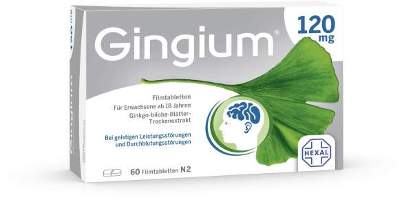 Gingium 120 mg 60 Filmtabletten