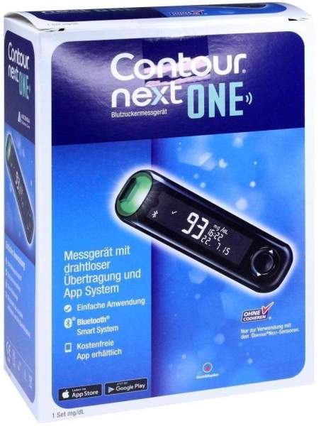 Contour Next One Blutzuckermessgerät mg Je Dl Set