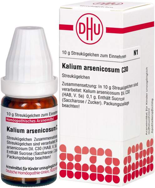 Kalium Arsenicosum C 30 10 G Globuli
