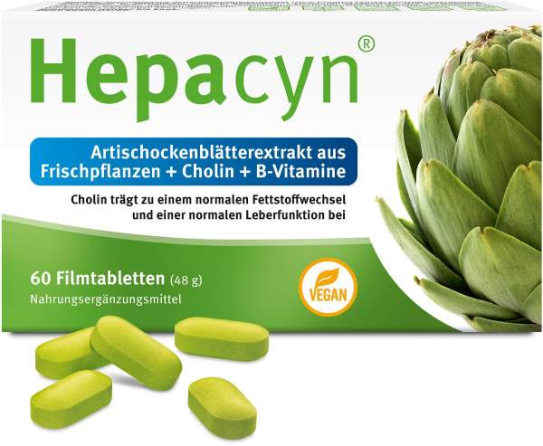 Hepacyn Artischocke 60 Filmtabletten