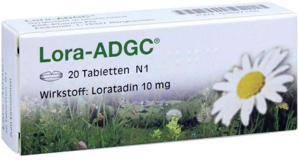Lora Adgc Antiallergikum 20 Tabletten
