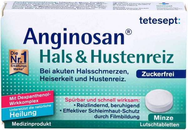 Tetesept Anginosan Hals &amp; Hustenreiz Lutschtabl. 2