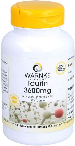Taurin 3600 mg 120 Kapseln