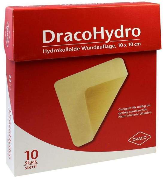 Dracohydro Hydrokoll.Wundauflage 10x10cm