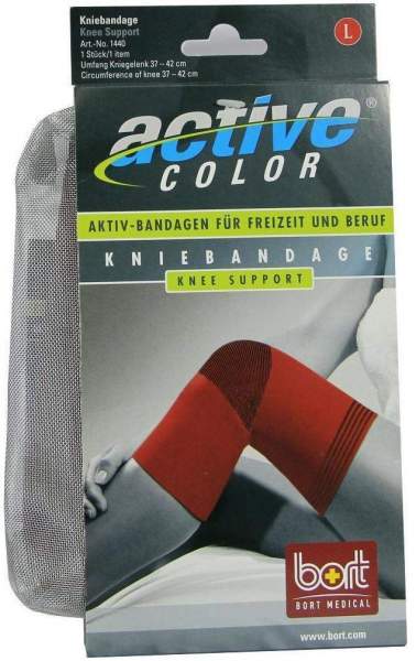 Bort Activecolor Kniebandage Large Rot