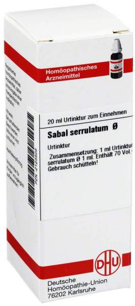 Sabal Serrulatum Urtinktur 20 ml Dilution
