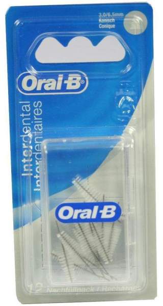Oral B Interdental Nachfüllpackung Konisch Fein 3,0 - 6,5 mm 12...
