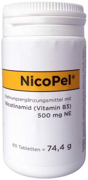 Nicopel Nicotinamid 500 mg Kapseln 60 Stück