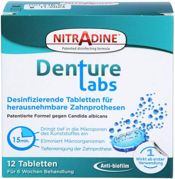 Nitradine Denture Tabletten 12 Stück