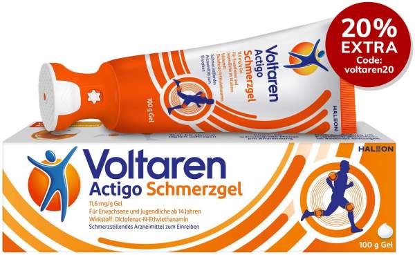 Voltaren Actigo Schmerzgel mit EASY Applikator 100 g