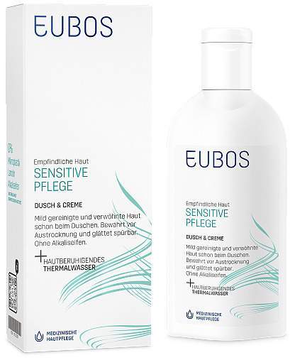 Eubos Sensitive Dusch &amp; Creme 200 ml Emulsion