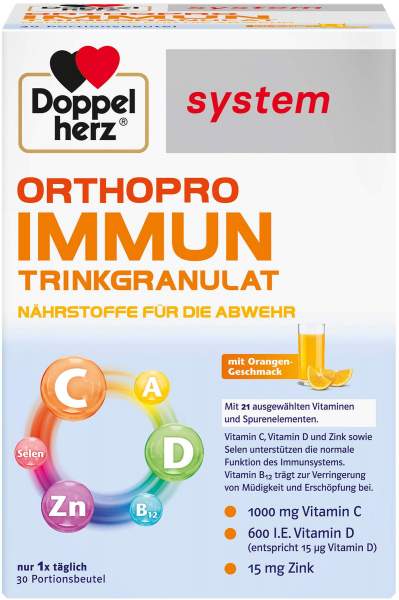 Doppelherz system Orthopro Immun 30 Beutel Trinkgranulat