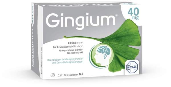 Gingium 40 mg 120 Filmtabletten