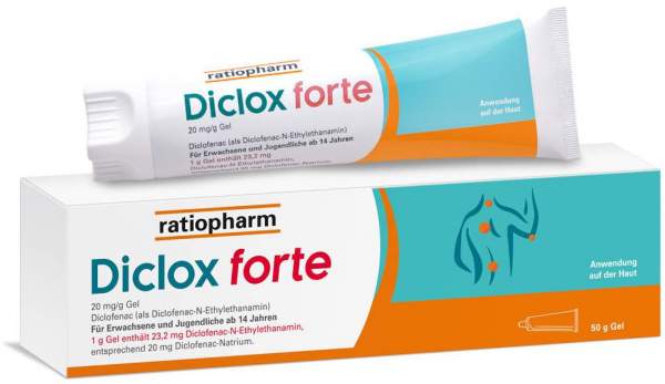 Diclox forte Ratiopharm Gel 50 g