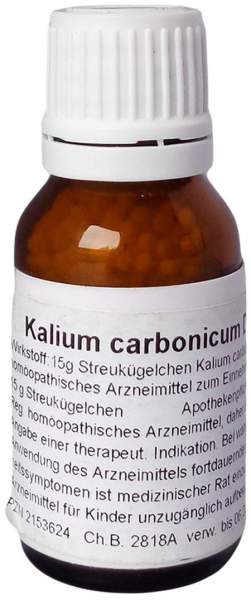 Kalium Carbonicum D 12 15 G Globuli