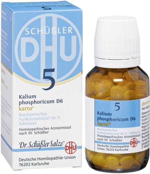 Biochemie Dhu 5 Kalium Phosphoricum D6 Karto 200 Tabletten