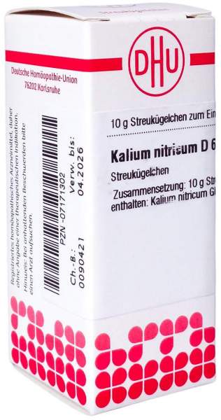 Dhu Kalium Nitricum D6 Globuli 10 G