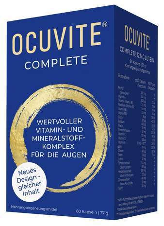Ocuvite Complete 12 mg Lutein 60 Kapseln