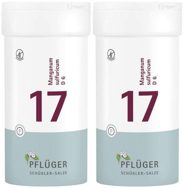 Biochemie Pflüger 17 Manganum sulfuricum D6 2 x 400 Tablette