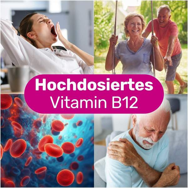 Glycowohl Vitamin B12 1000 µg Hochdosiert Vegan 120 Kapseln Kaufen ...