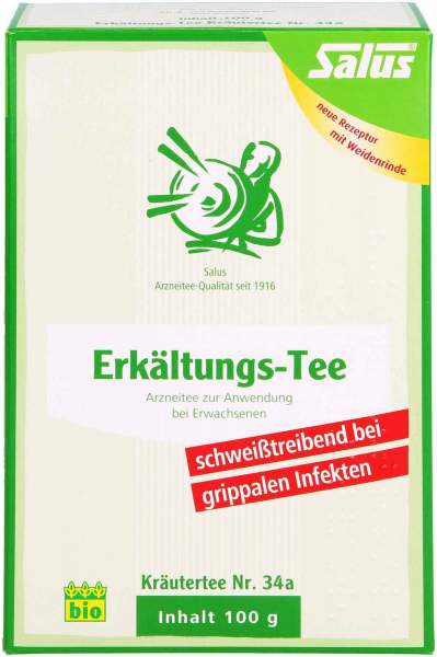 Erkältungs-Tee Kräutertee Nr.34a Salus 100 G