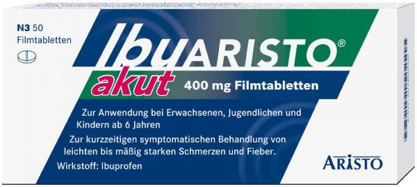 IBUARISTO akut 400 mg 50 Filmtabletten