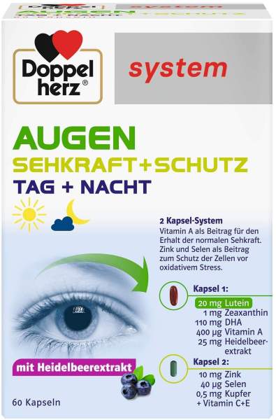 Doppelherz Augen Sehkraft+schutz System 60 Kapseln
